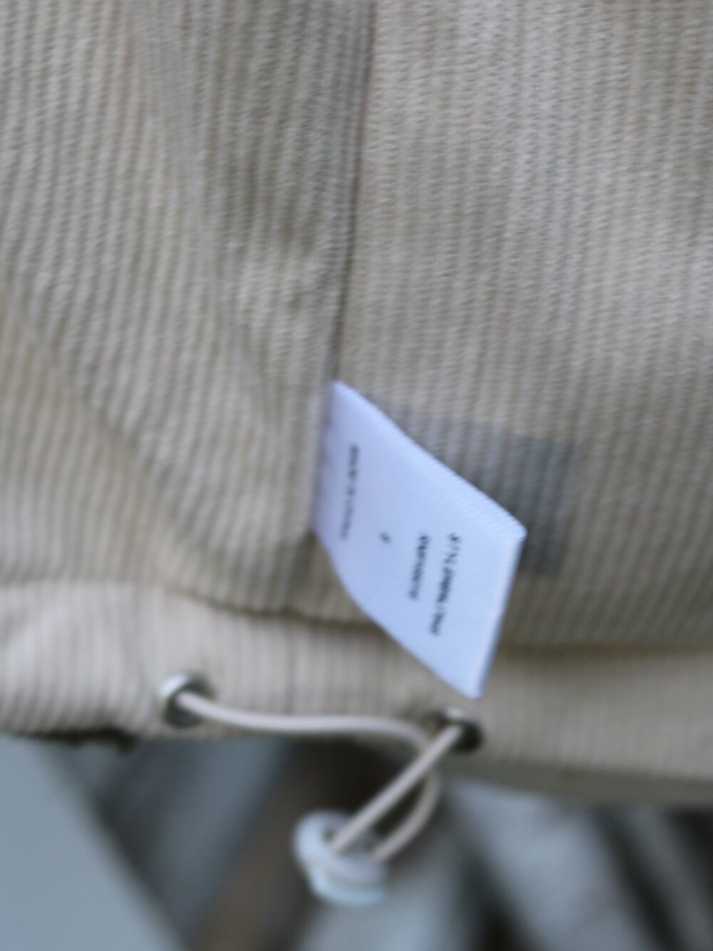 NEW Buttermelon Olive Beige Dot Sherpa Fleece Corduroy Lined Full Zip Vest Sz S - Picture 7 of 10